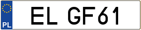 Truck License Plate